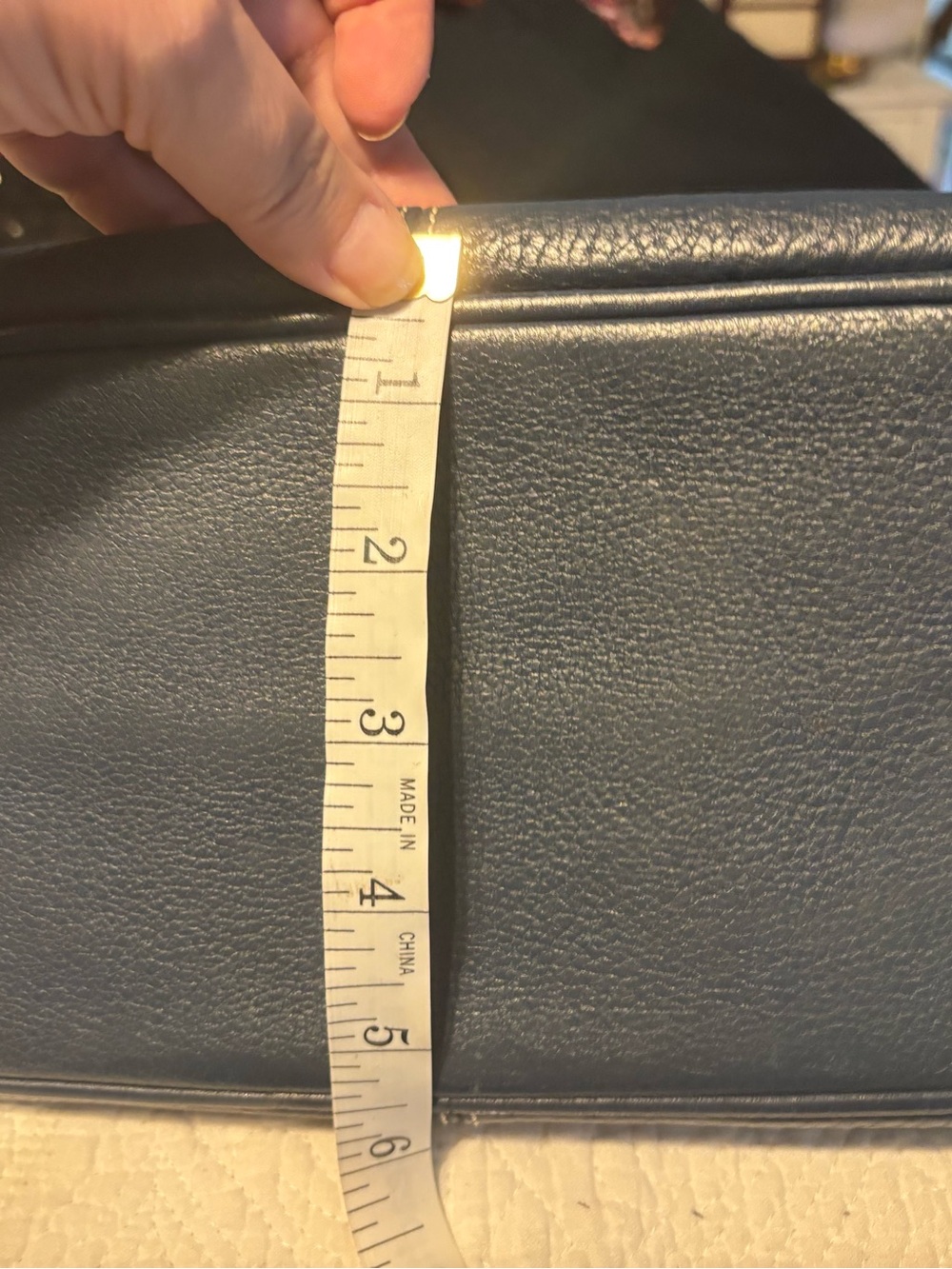 Vintage Dooney & Bourke Navy Shoulder Bag - Picture 4 of 16